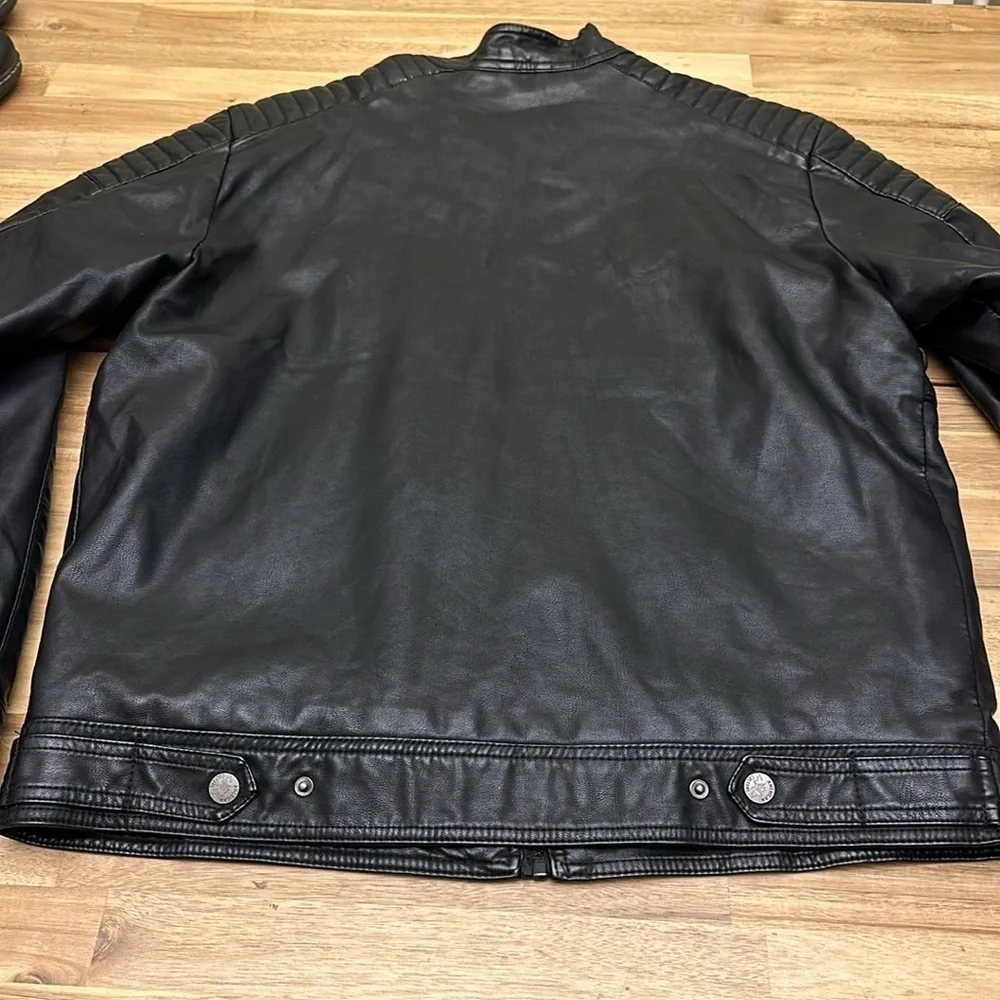 AMERICAN CULTURE faux leather jacket